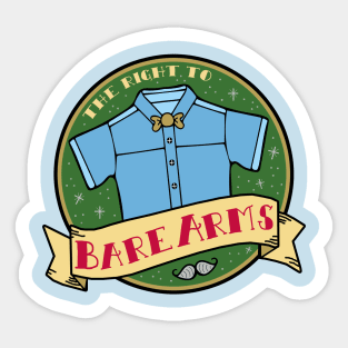 Bare Arms Sticker